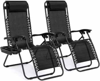 Adjustable Steel Mesh Zero Gravity Lounge Chair