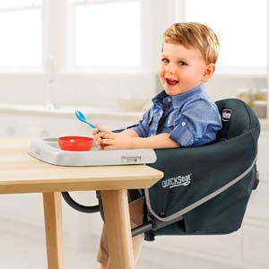 Chicco QuickSeat Hook-On Chair, Graphite