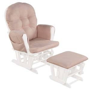 Costzon Baby Glider and Ottoman Cushion Set