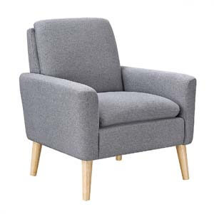 Lohoms Modern Accent Fabric Arm Chair