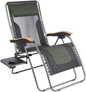 PORTAL Oversized Mesh Back Zero Gravity Recliner Chair