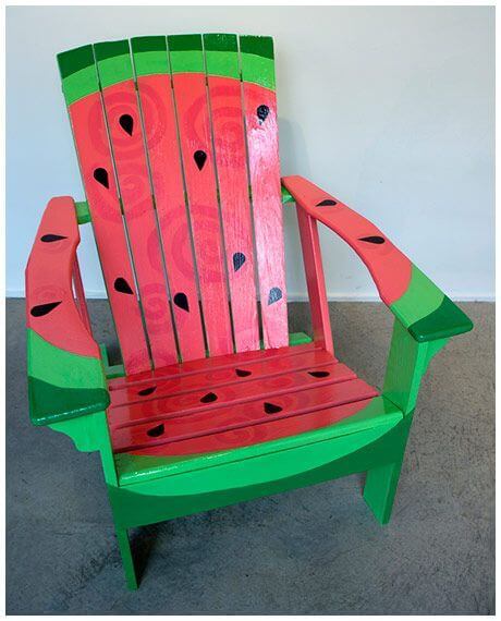 Watermelon Inspired Design Adirondack